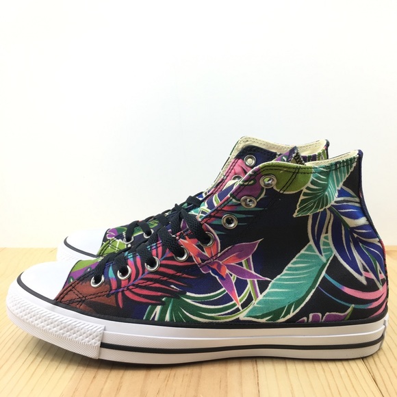 Converse CTAS Hi Top Tropical Print Size 10.5 Mens - Picture 3 of 8